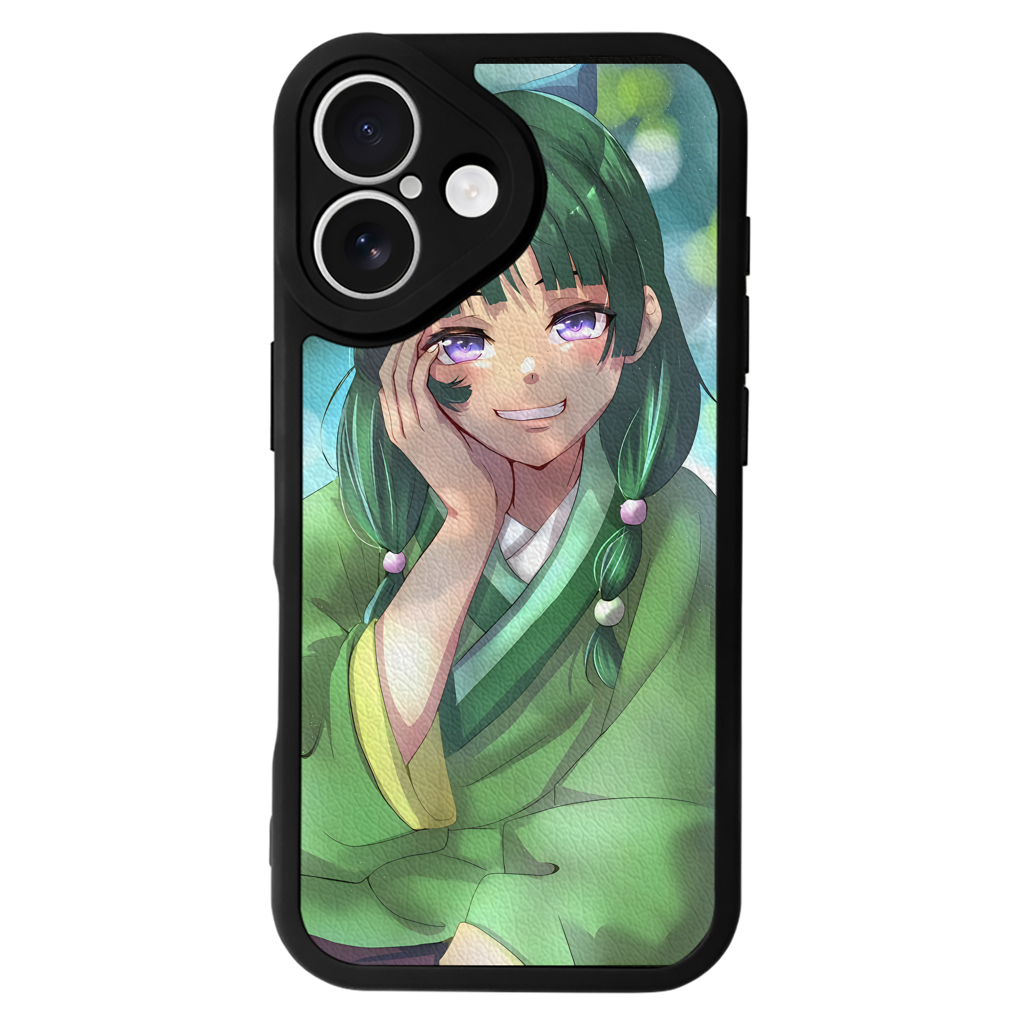 （画像用） 薬屋のひとりごと The Apothecary Diaries 【iPhone 16シリーズ対応】シリコンスマホケース（レザー調） 材質：シリコン